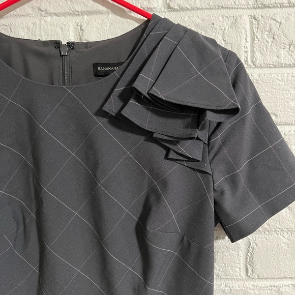 Banana Republic plaid work dress - Picture 2 of 3